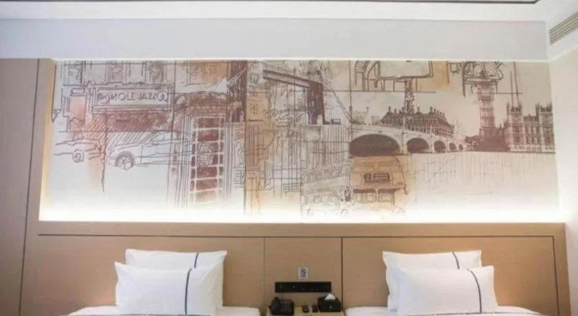 Bed in City Comfort Inn Luzhou Jiangyang District Wancheng International