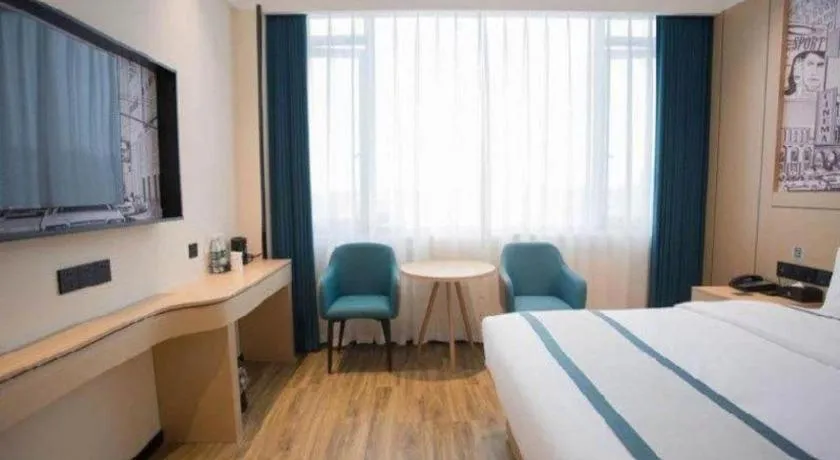 Bed in City Comfort Inn Luzhou Jiangyang District Wancheng International