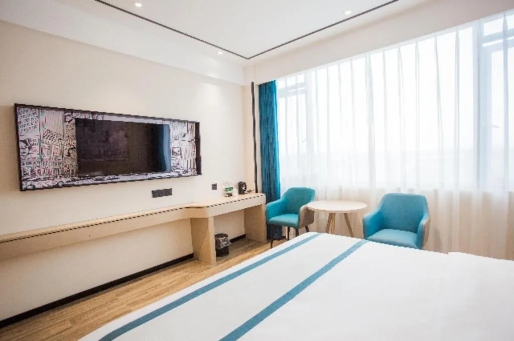 Bed in City Comfort Inn Luzhou Jiangyang District Wancheng International