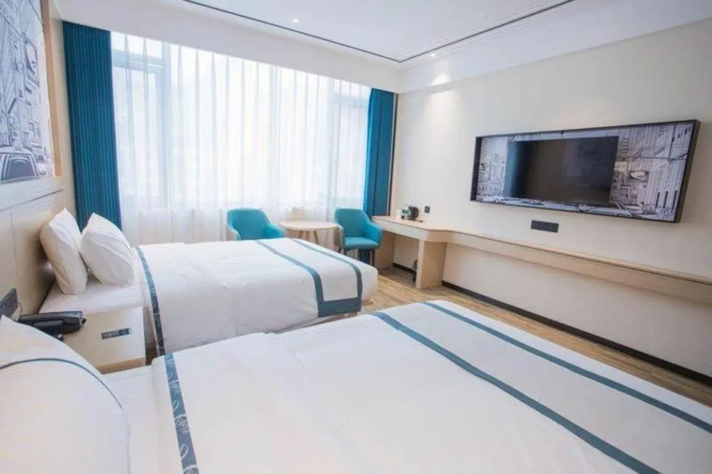 Bed in City Comfort Inn Luzhou Jiangyang District Wancheng International