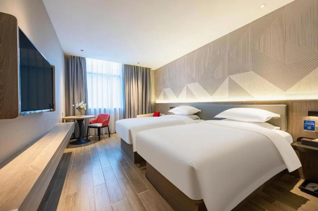 Bed in Borrman Hotel Lianjiang Avenue Xinyuan International Plaza