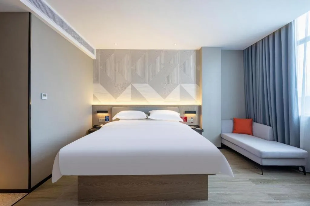 Bed in Borrman Hotel Lianjiang Avenue Xinyuan International Plaza