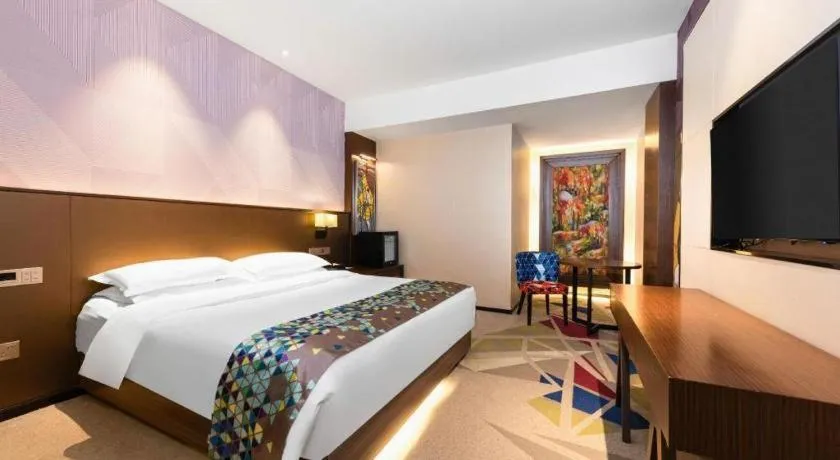 Bed in Borrman Hotel Wuhan Hankou Railway Station Metro Station