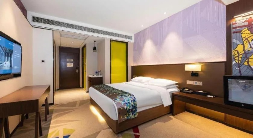 Bed in Borrman Hotel Wuhan Hankou Railway Station Metro Station