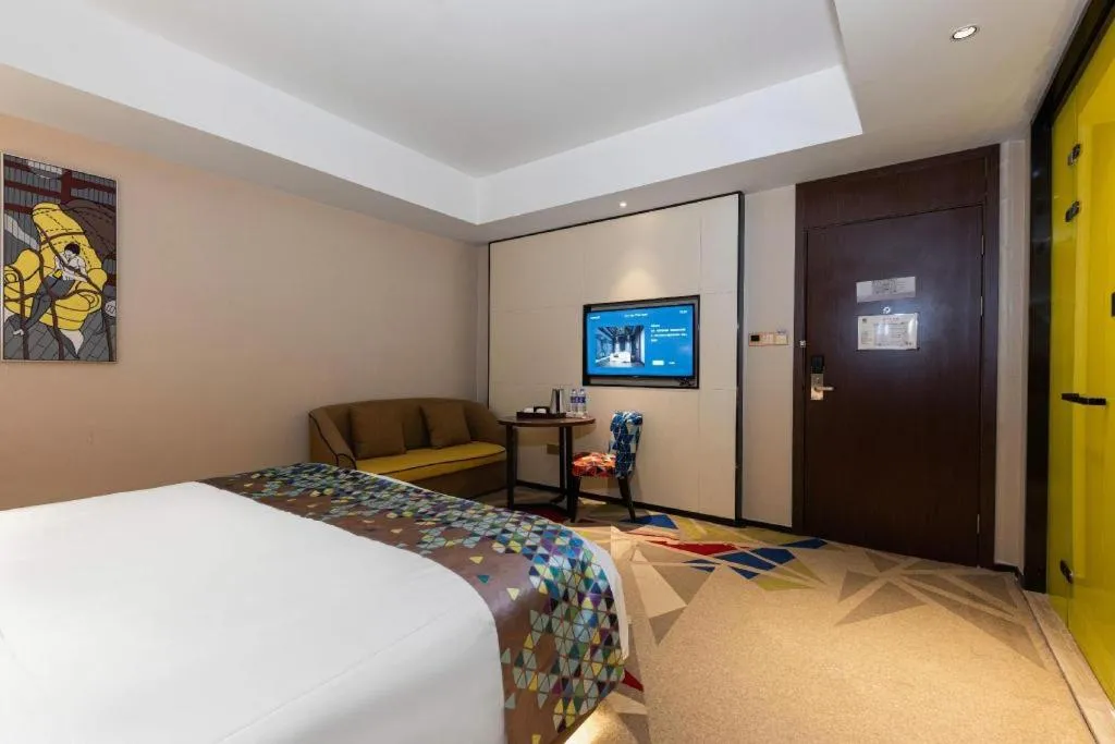 Bed in Borrman Hotel Wuhan Hankou Railway Station Metro Station