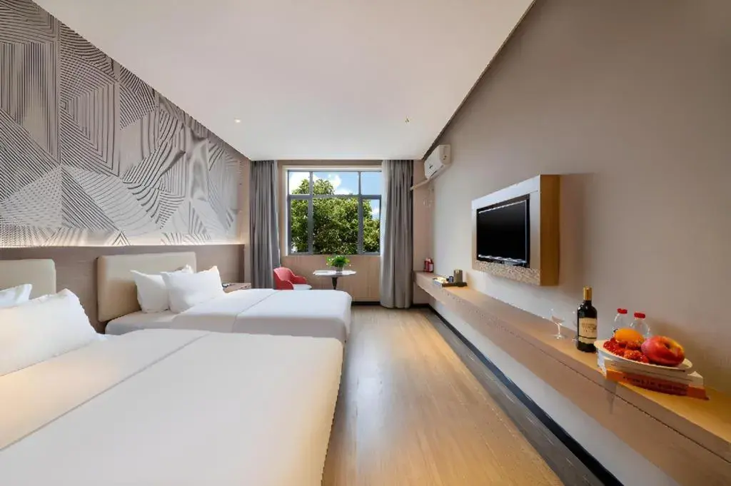 Bed in Borrman Hotel Xiantao Wushang Gymnasium Bed in Borrman Hotel Xiantao Wushang Gymnasium