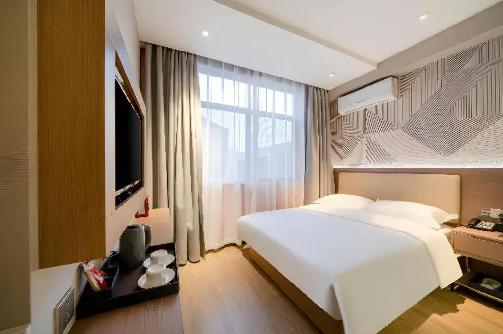 Bed in Borrman Hotel Xiantao Wushang Gymnasium Bed in Borrman Hotel Xiantao Wushang Gymnasium