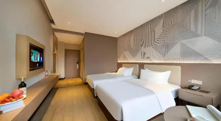 Bed in Borrman Hotel Xiantao Wushang Gymnasium Bed in Borrman Hotel Xiantao Wushang Gymnasium