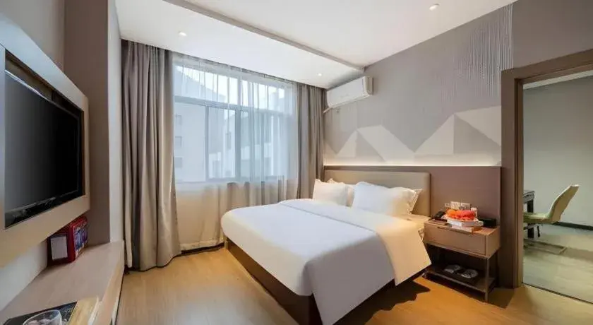 Bed in Borrman Hotel Xiantao Wushang Gymnasium Bed in Borrman Hotel Xiantao Wushang Gymnasium