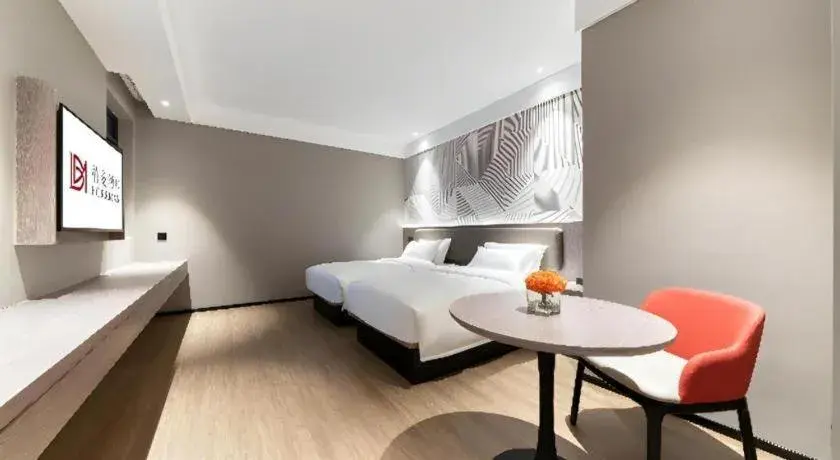 Bed in Borrman Hotel Deyang Wuzhou Square Bed in Borrman Hotel Deyang Wuzhou Square