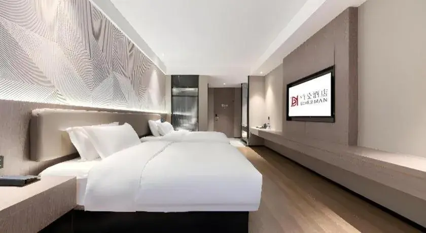 Bed in Borrman Hotel Deyang Wuzhou Square Bed in Borrman Hotel Deyang Wuzhou Square