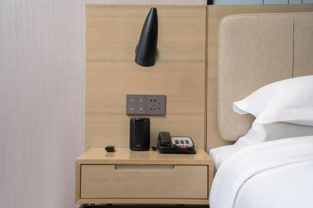 Bed in Echarm Hotel Wuhan Huashan