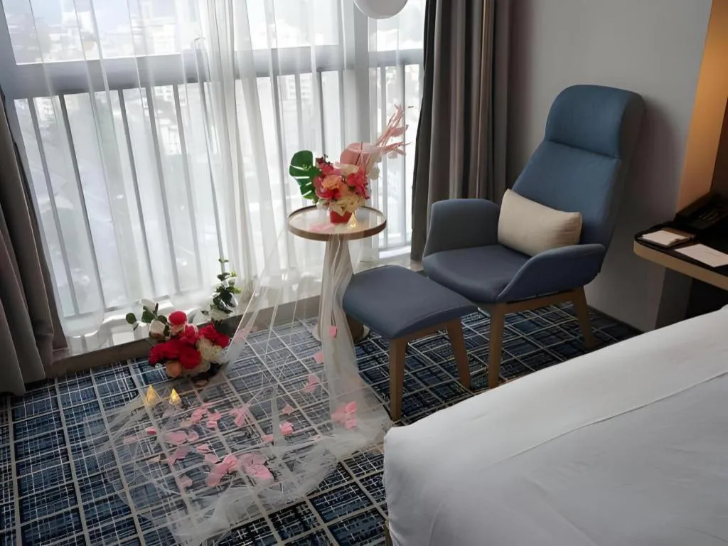 Bed in Onejee Hotel Shenzhen