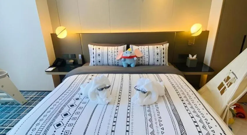 Bed in Onejee Hotel Shenzhen