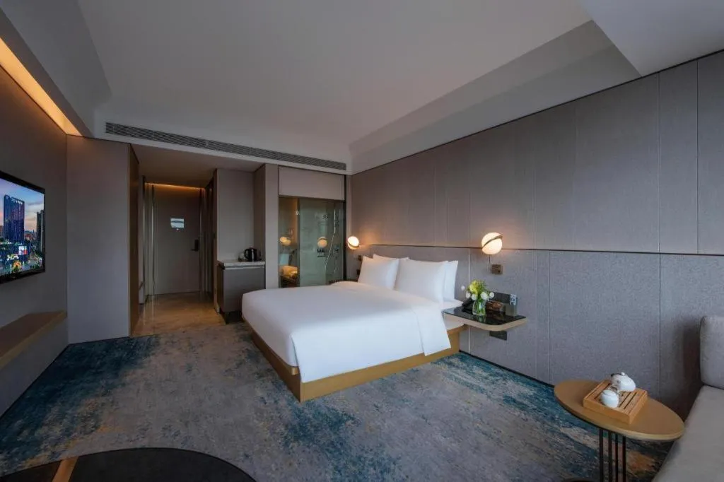 Bed in Onejee Hotel Shenzhen