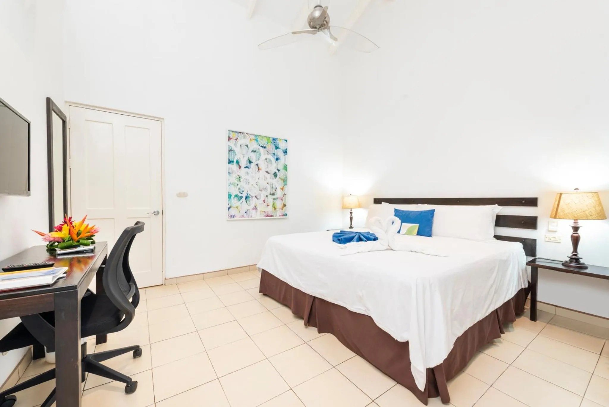 Bed in Seis Playas Hotel