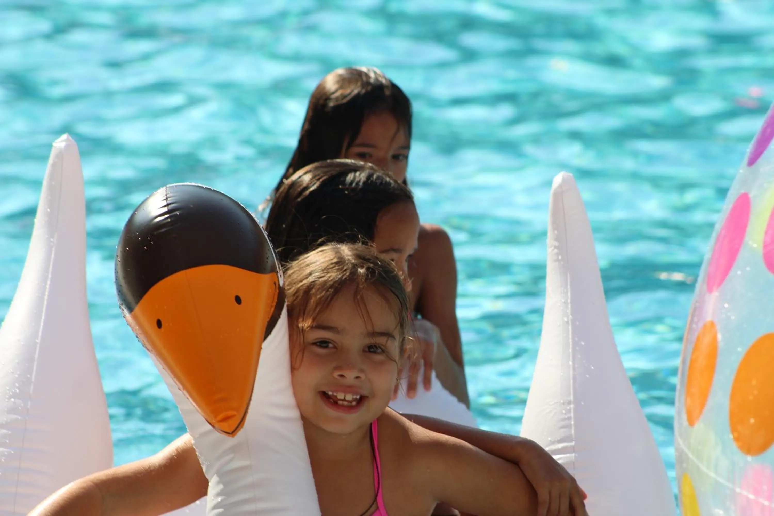 People in Seis Playas Hotel