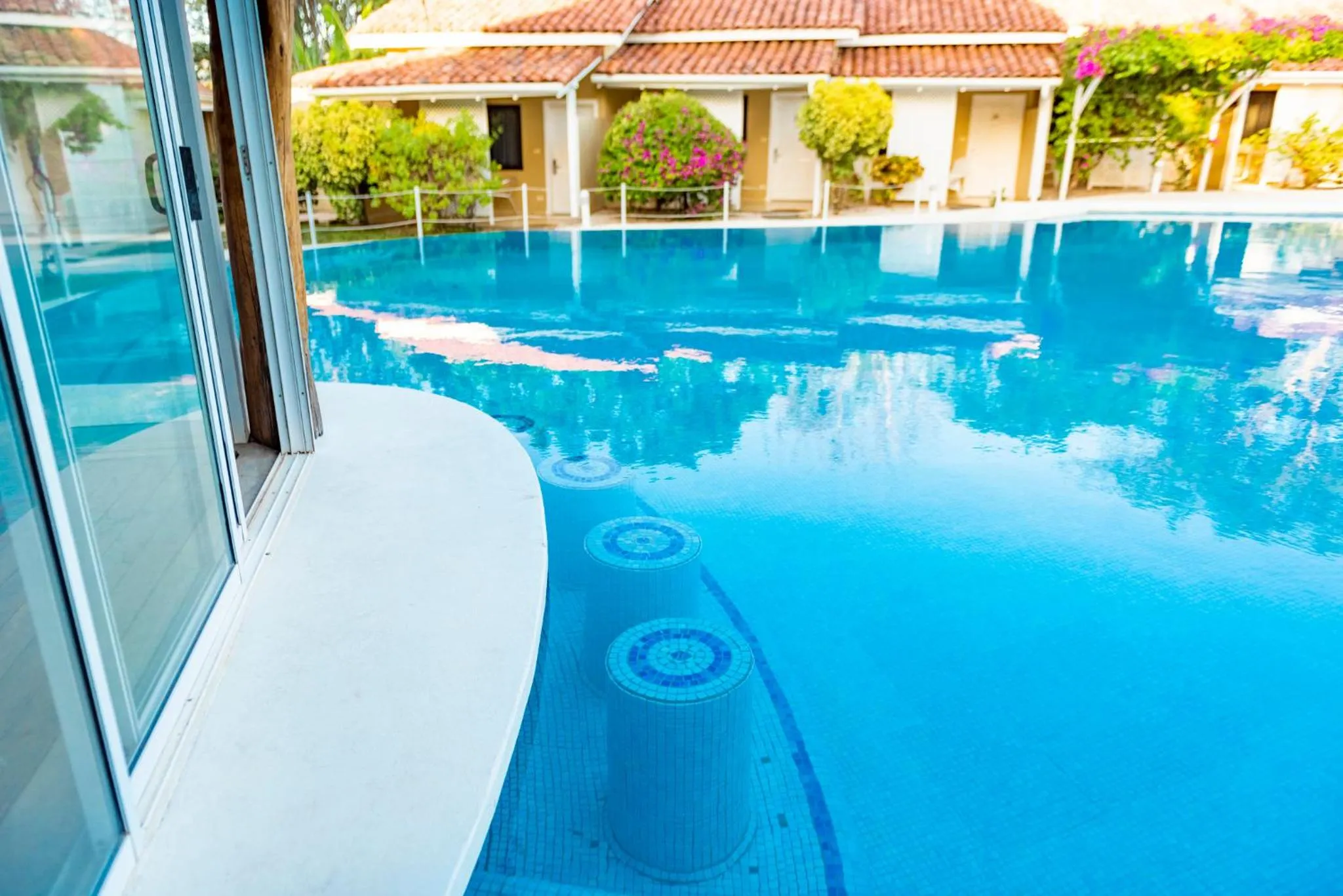 Pool view in Seis Playas Hotel