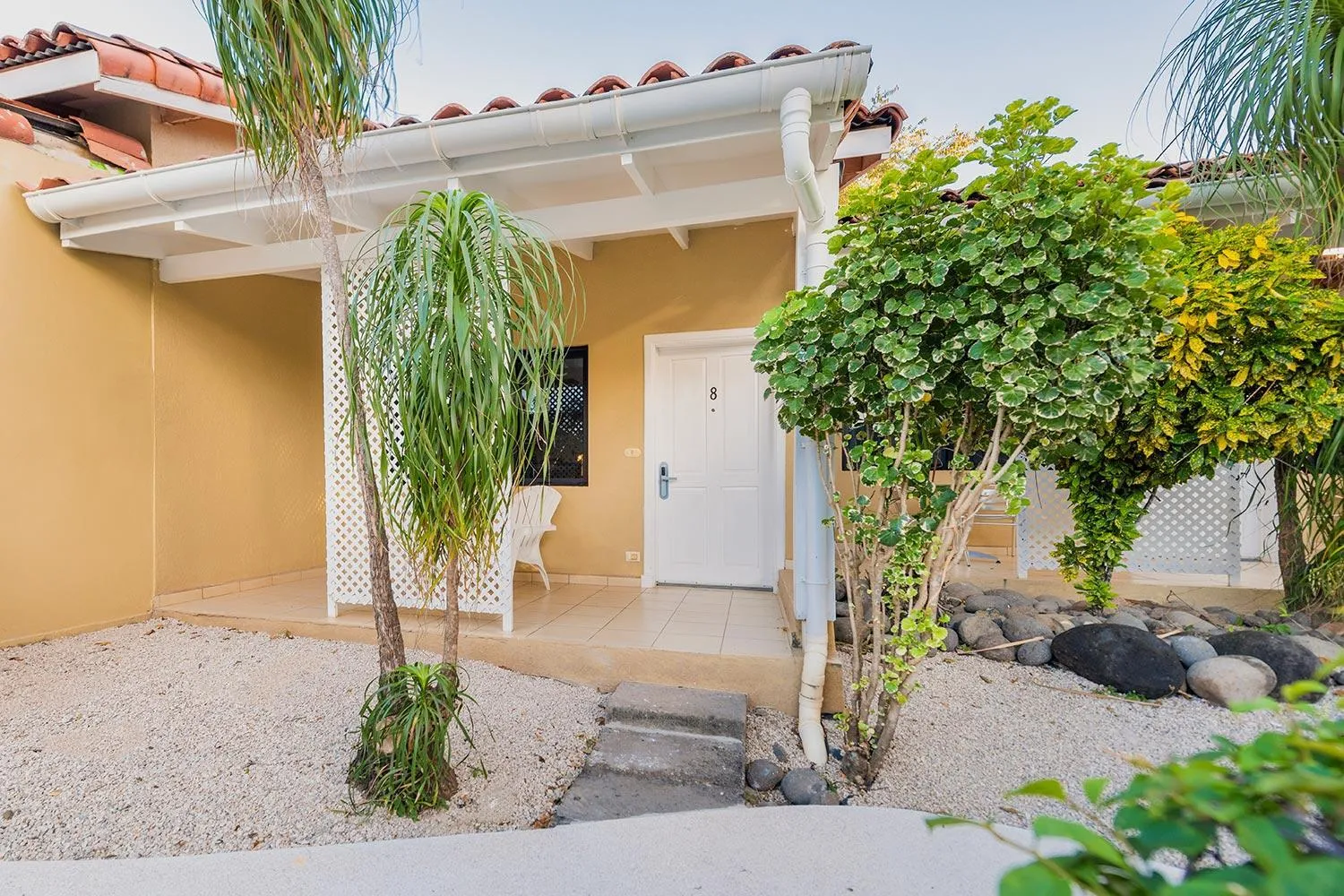 Patio in Seis Playas Hotel