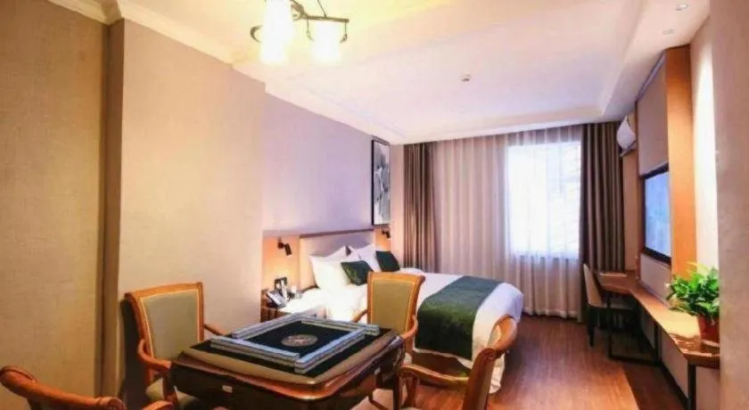 Bed in GreenTree Inn Luoyang Henan University of Science and Technology