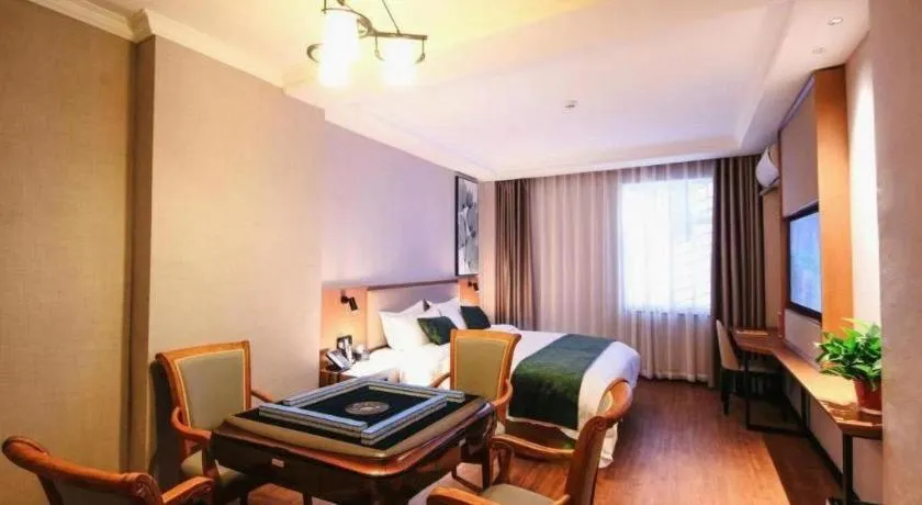 Bed in GreenTree Inn Luoyang Henan University of Science and Technology