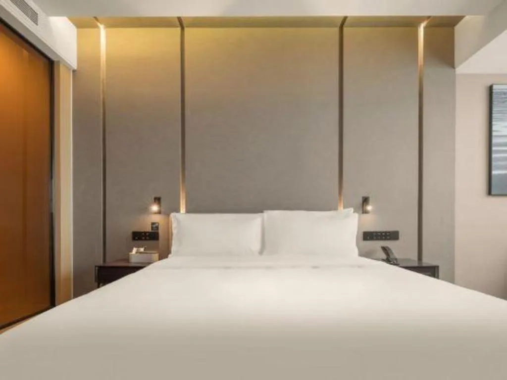 Bed in Atour Hotel Taiyuan Inner Ring