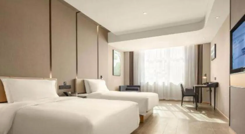 Bed in Atour Hotel Taiyuan Inner Ring