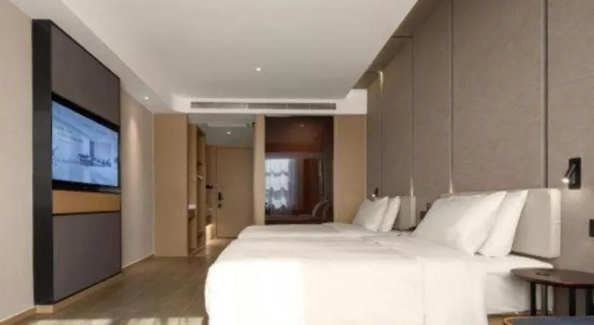 Bed in Atour Hotel Taiyuan Inner Ring