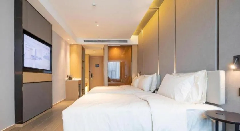 Bed in Atour Hotel Taiyuan Inner Ring