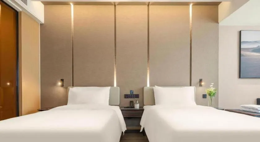 Bed in Atour Hotel Taiyuan Inner Ring