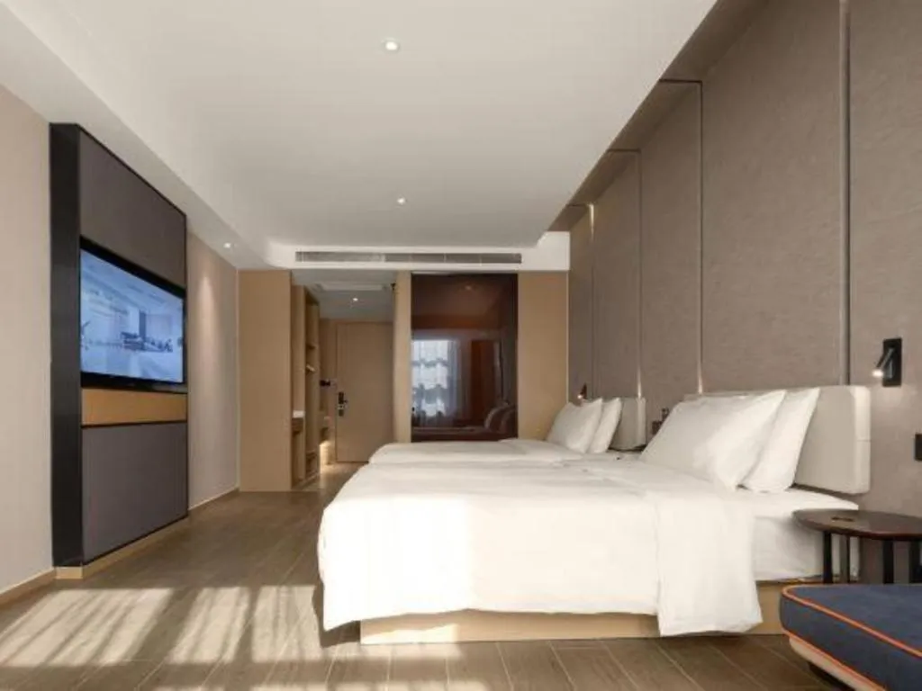 Bed in Atour Hotel Taiyuan Inner Ring