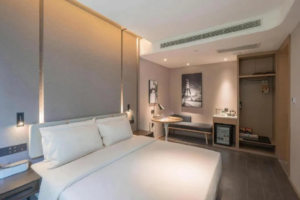 Bed in Atour Hotel Taiyuan Inner Ring