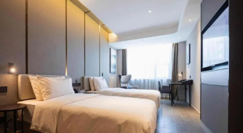 Bed in Atour Hotel Taiyuan Inner Ring