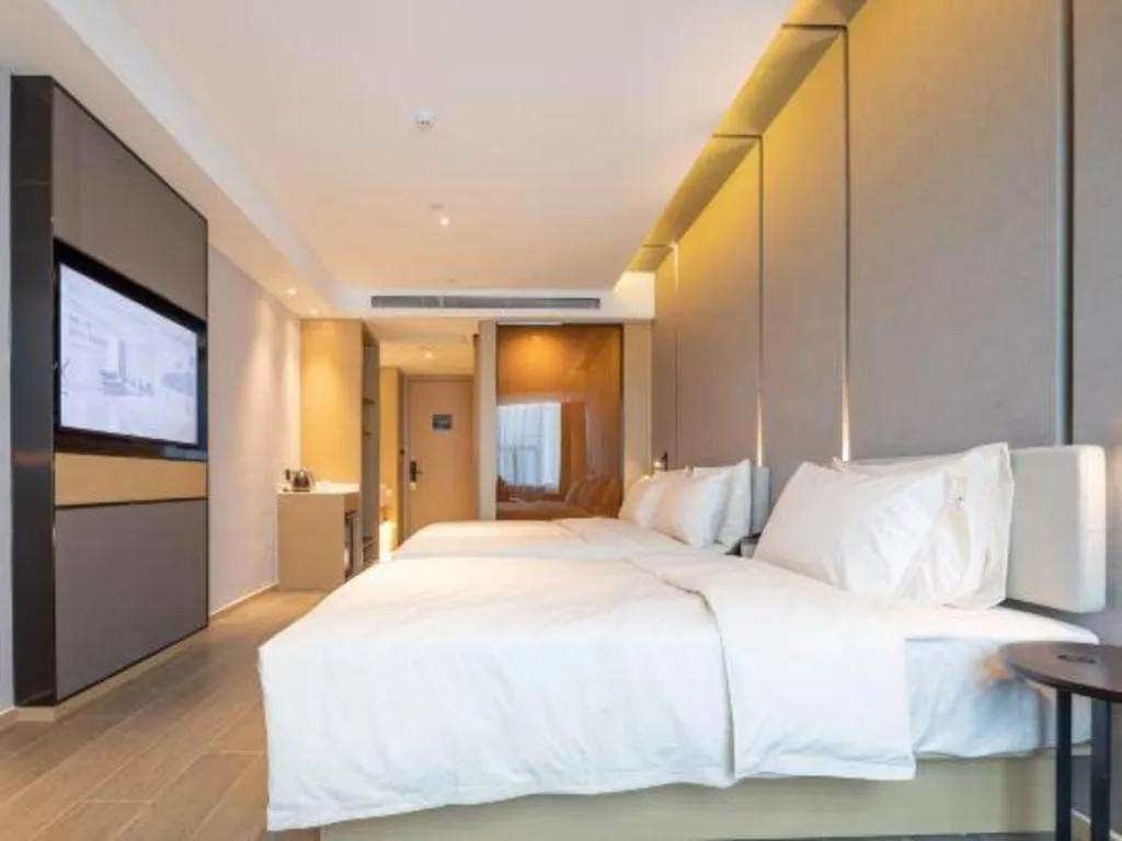 Bed in Atour Hotel Taiyuan Inner Ring