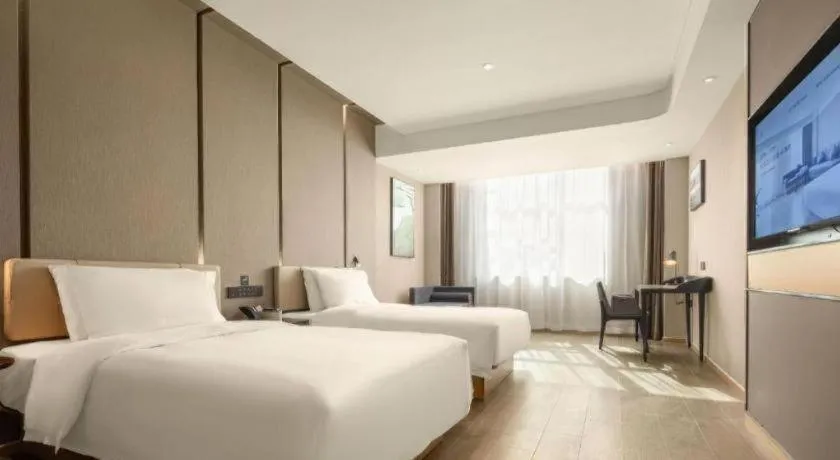 Bed in Atour Hotel Taiyuan Inner Ring