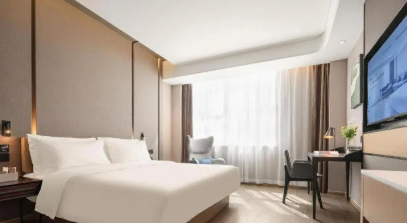 Bed in Atour Hotel Taiyuan Inner Ring