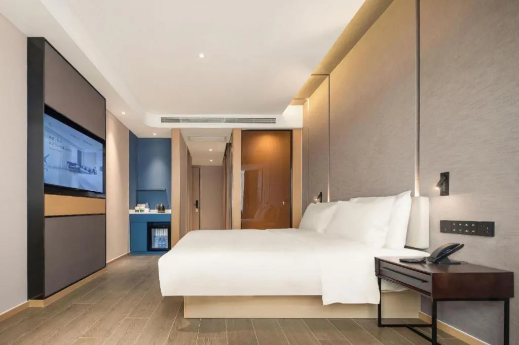 Bed in Atour Hotel Taiyuan Inner Ring