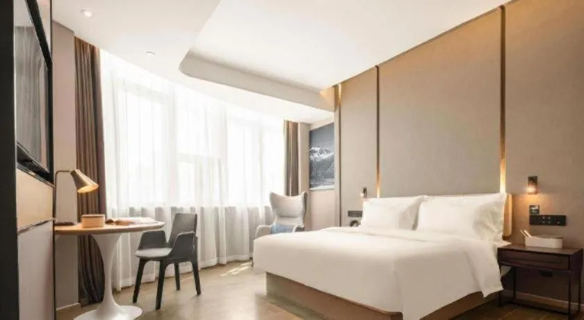 Bed in Atour Hotel Taiyuan Inner Ring