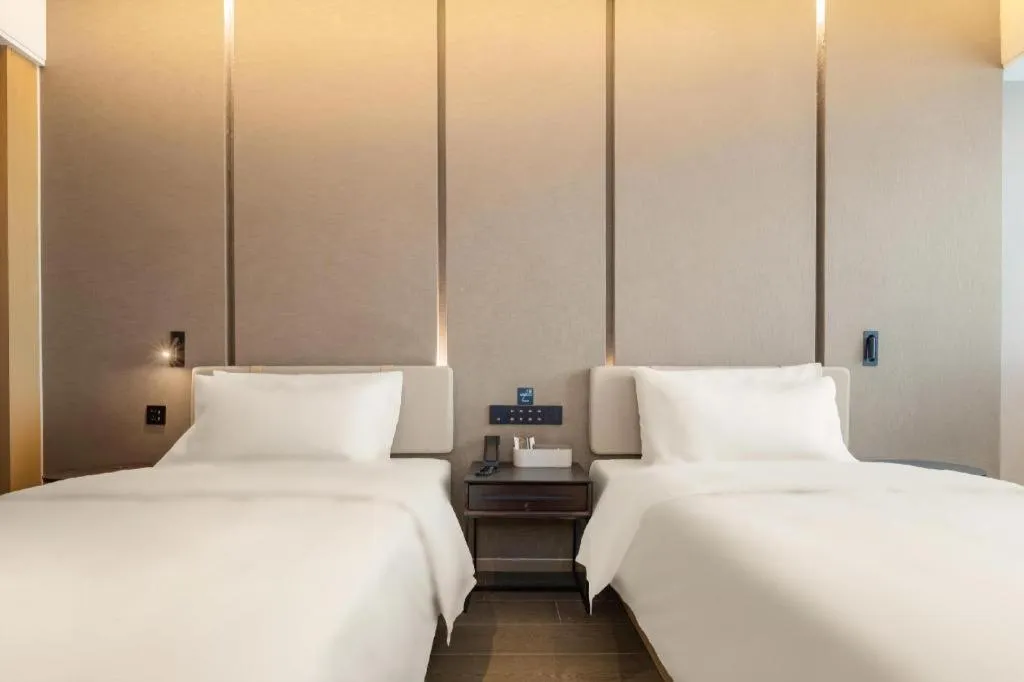 Bed in Atour Hotel Taiyuan Inner Ring