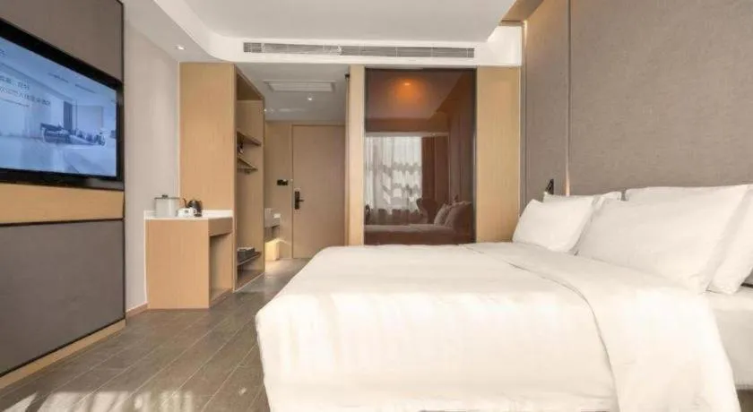 Bed in Atour Hotel Taiyuan Inner Ring