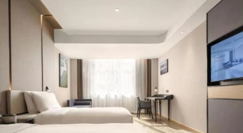 Bed in Atour Hotel Taiyuan Inner Ring