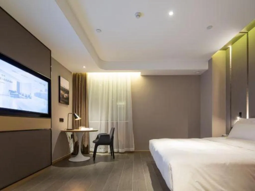 Bed in Atour Hotel Taiyuan Inner Ring