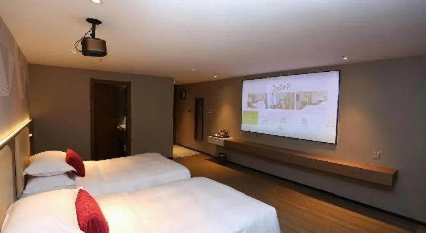 Bed in Borrman Hotel Wuhan Yellow Crane Tower Fuxing Road Metro Station