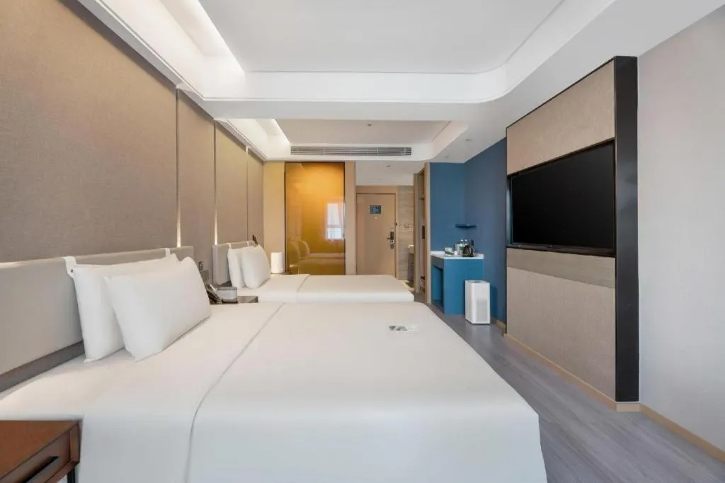 Bed in Atour Hotel Urumqi Municipal Government Nanhu People's Square