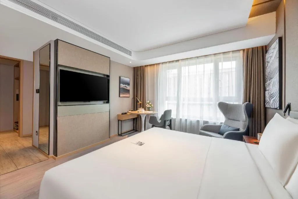 Bed in Atour Hotel Urumqi Municipal Government Nanhu People's Square