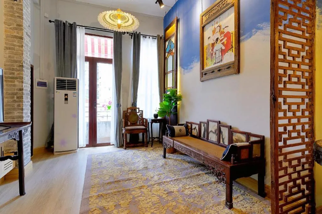 Bed in Origin Antique House and Hotel