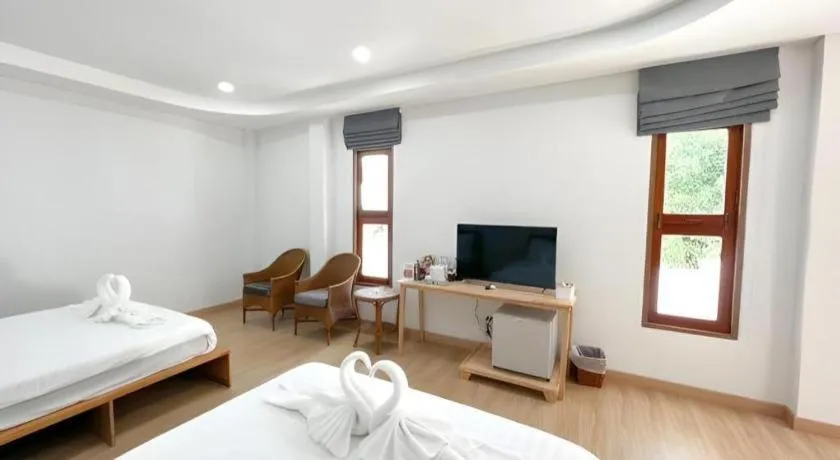 Bed in Gin's Greenery Resort