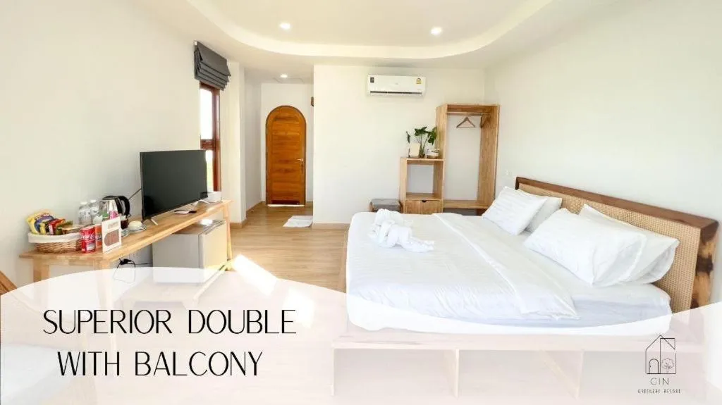 Bed in Gin's Greenery Resort