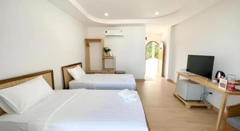 Bed in Gin's Greenery Resort