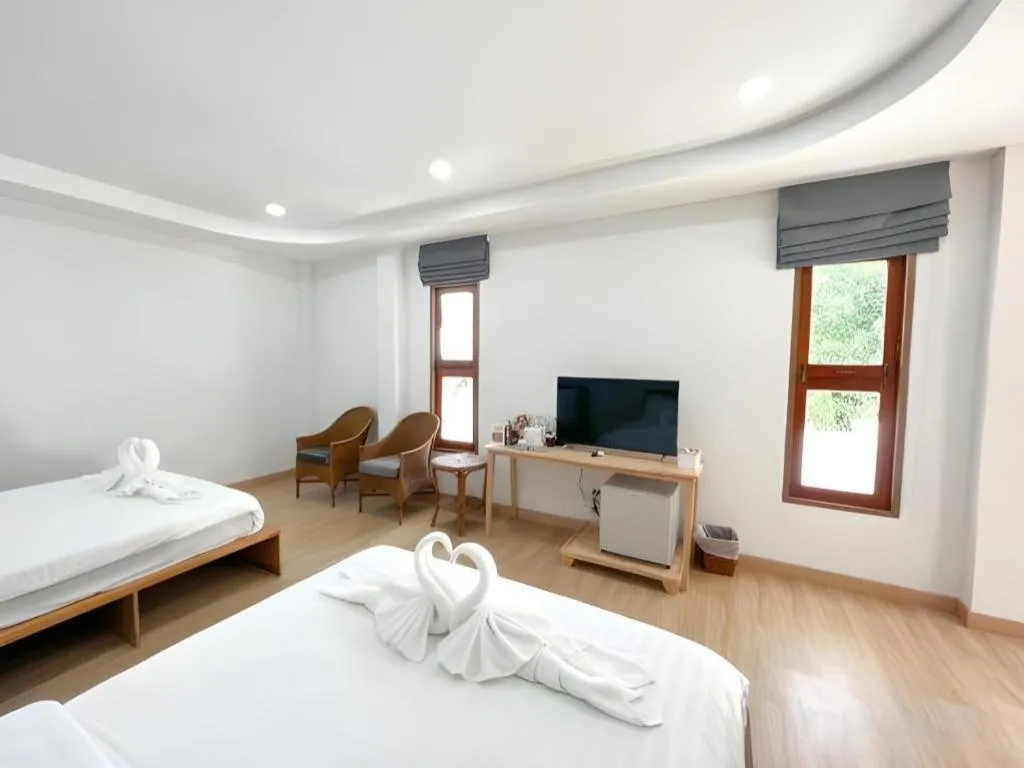 Bed in Gin's Greenery Resort